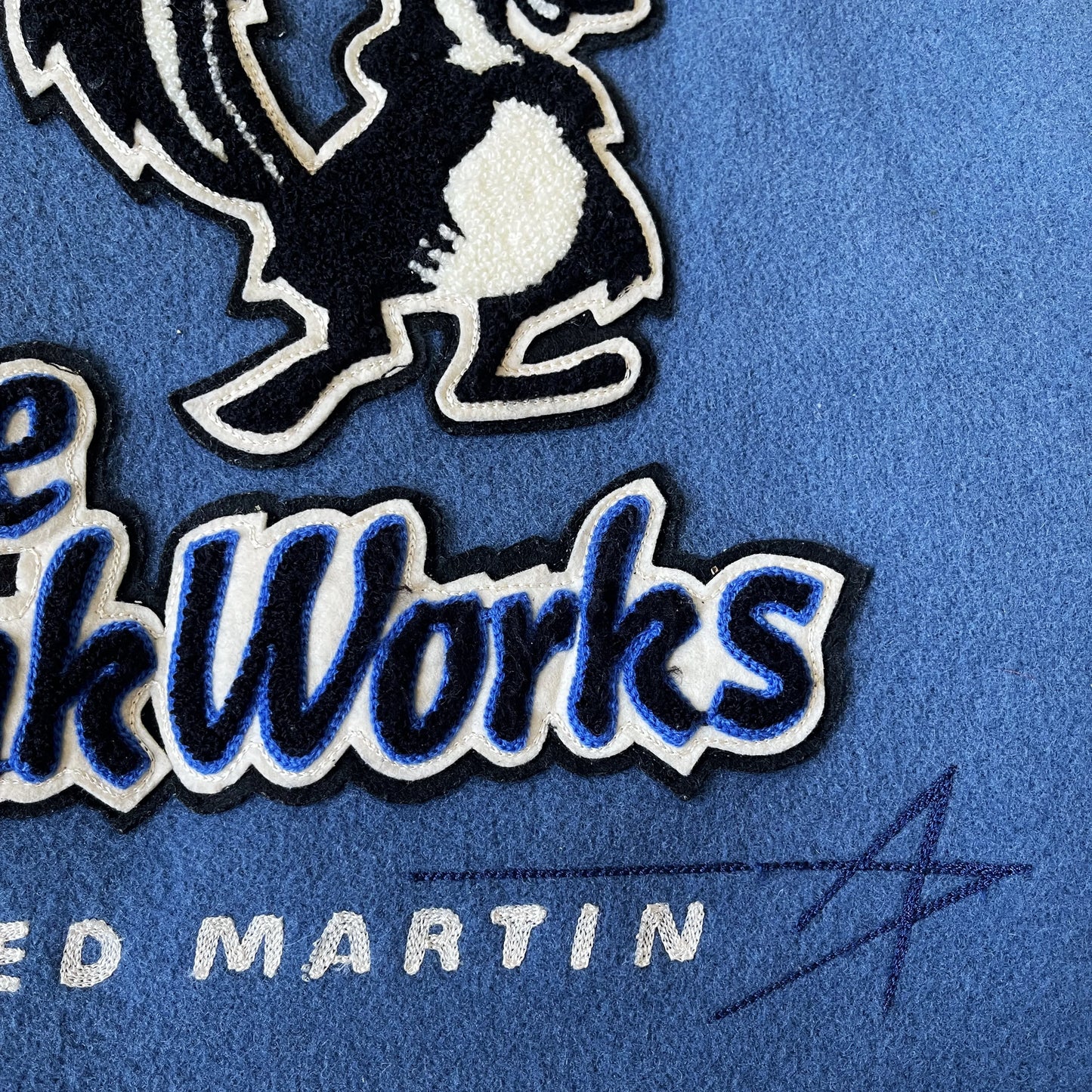 Whitesville Lockheed Martin Varsity Jacket - M