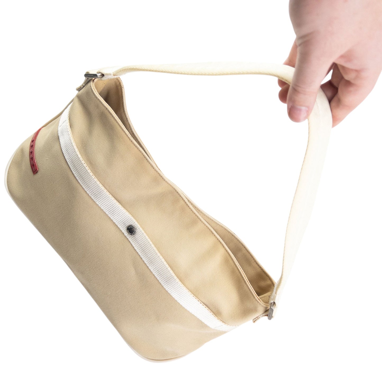 Vintage 2000s Prada Sport Shoulder Bag | O/S, Beige