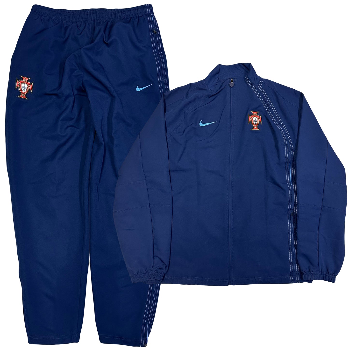 Nike T90 Portugal 2004 Tracksuit In Navy ( M )