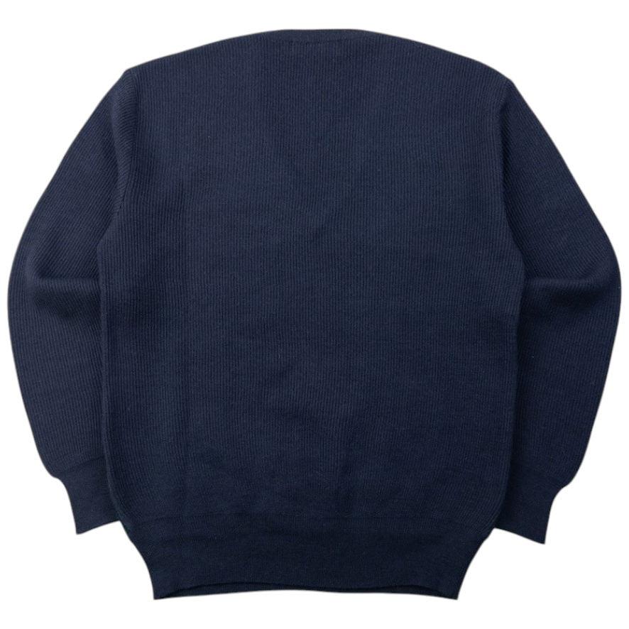 Vintage 90s YSL Yves Saint Laurent Striped Jumper Size S | Small, Navy