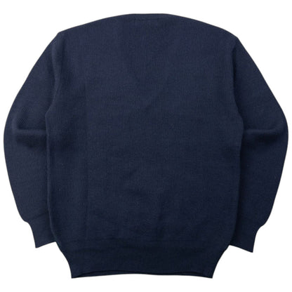 Vintage 90s YSL Yves Saint Laurent Striped Jumper Size S | Small, Navy