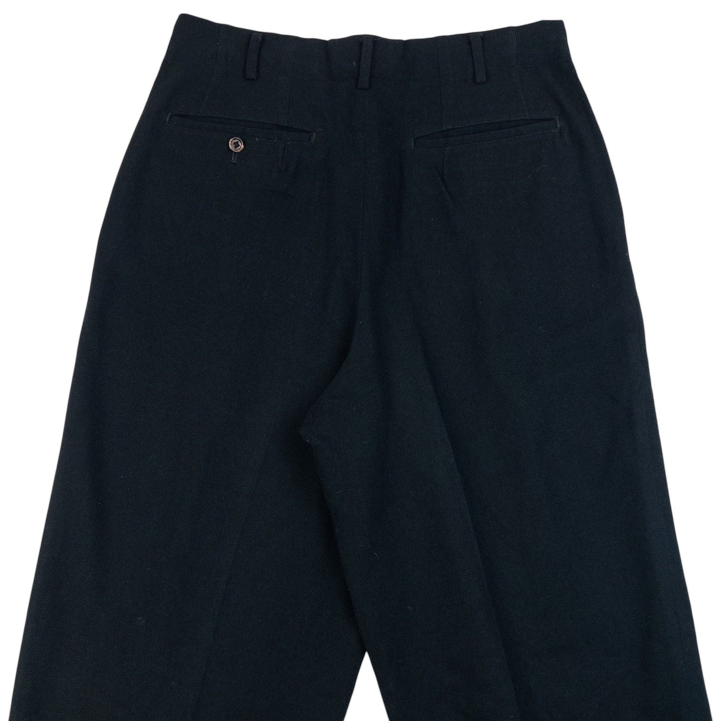 Vintage 1990 Comme Des Garçons HOMME Wool Trousers Size W30 | W30, Black