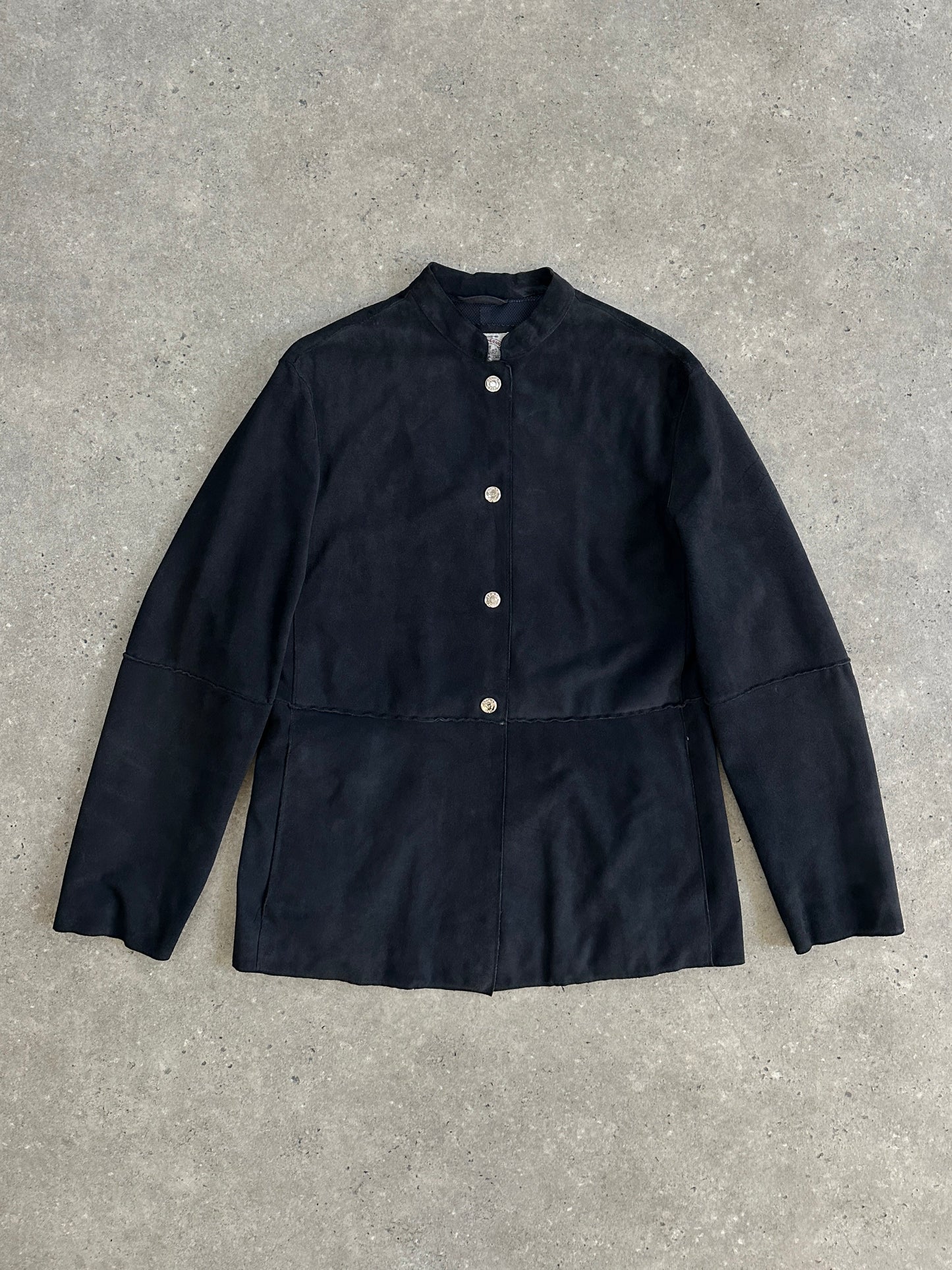 Armani Jeans Fitted Suede Jacket - M