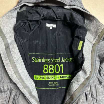 2006 NYC Flagship Store Stone Island For Nokia Stainless Steel Pure Metal Shell Jacket