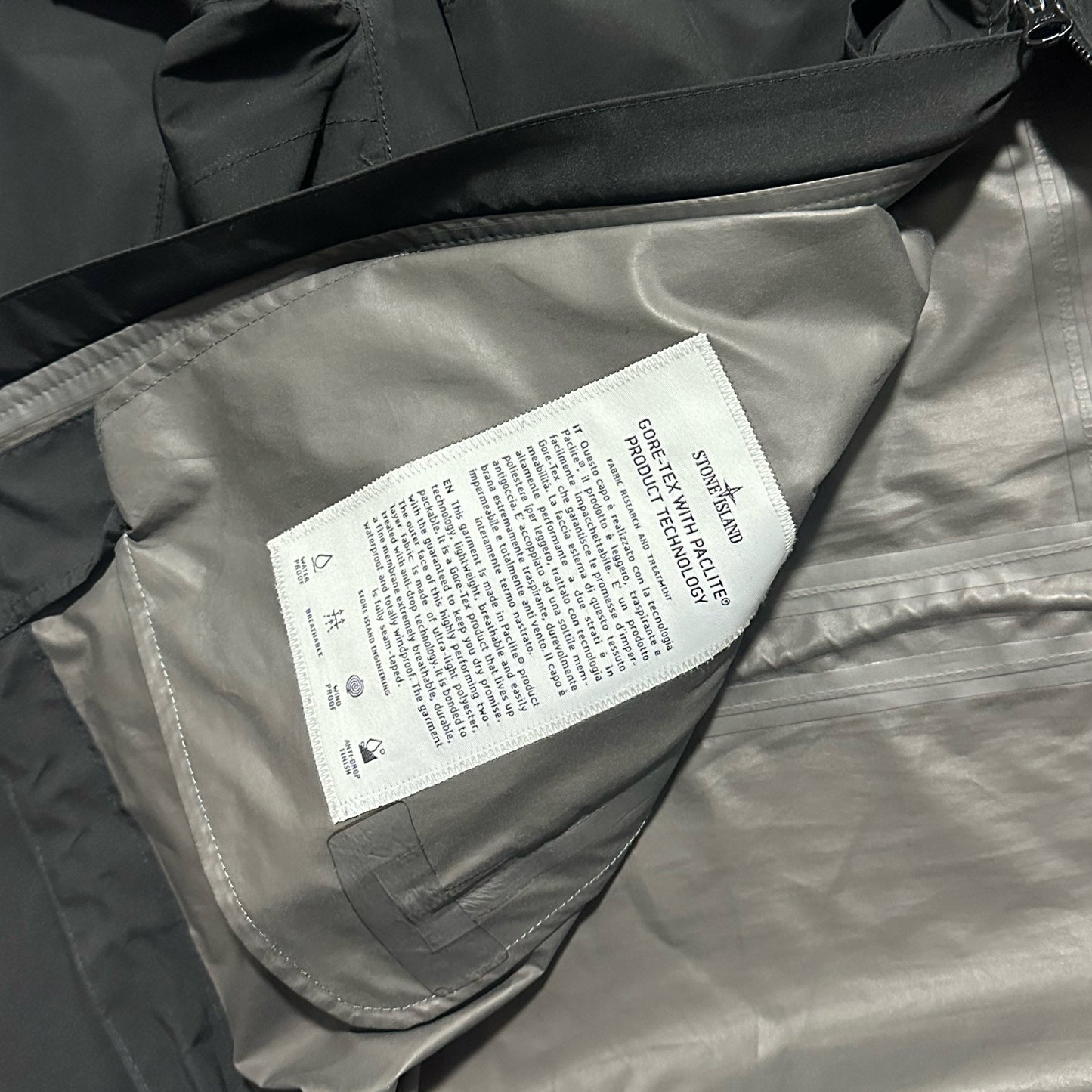 Stone Island Goretex with Paclite Technology