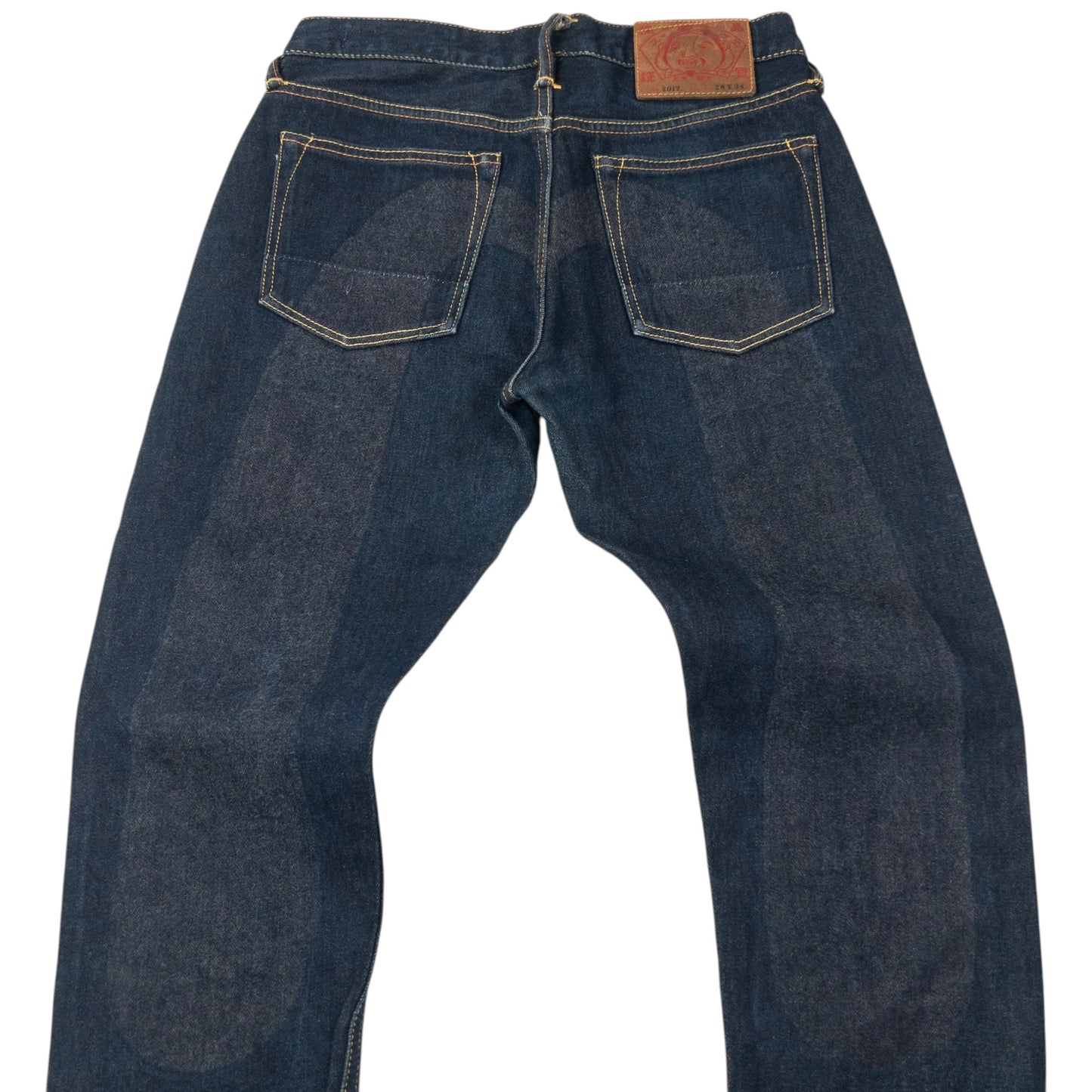 Vintage 2000s Evisu Daicock Japanese Denim Jeans Size W28 | W28, Navy