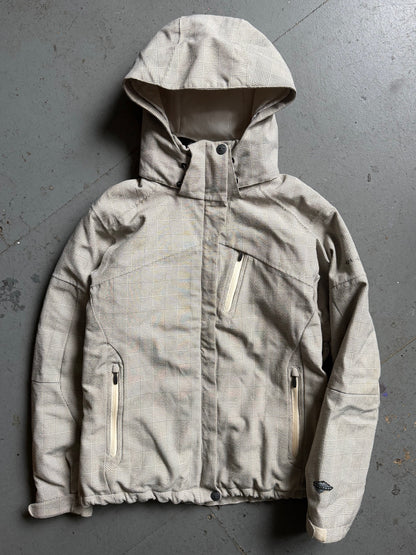 2000's Columbia Plaid Omni-Tech Jacket (S) | Small, Grey