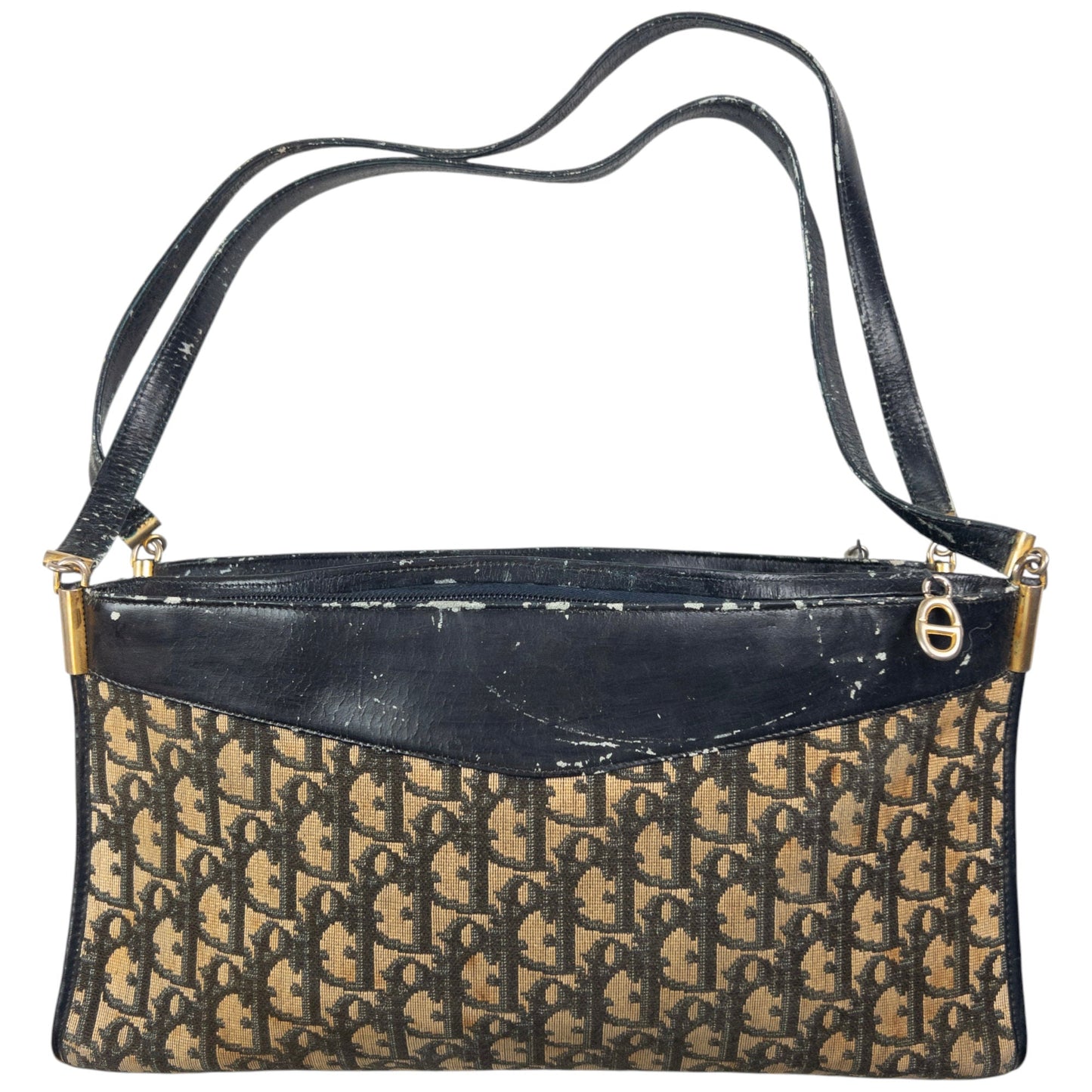 Vintage Dior Monogram Shoulder Bag