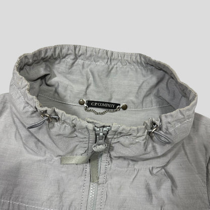 CP Company Cropped Pleated Co-nylon Jacket - IT40 (UK8) | O/S, Grey