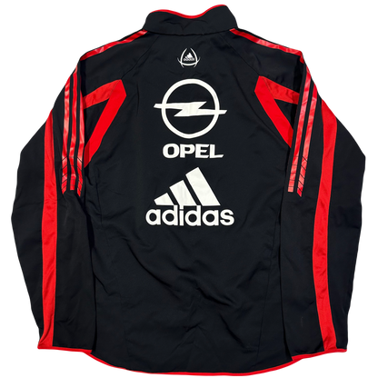 Adidas 2005/06 AC Milan Training Quarterzip Top In Black ( M )