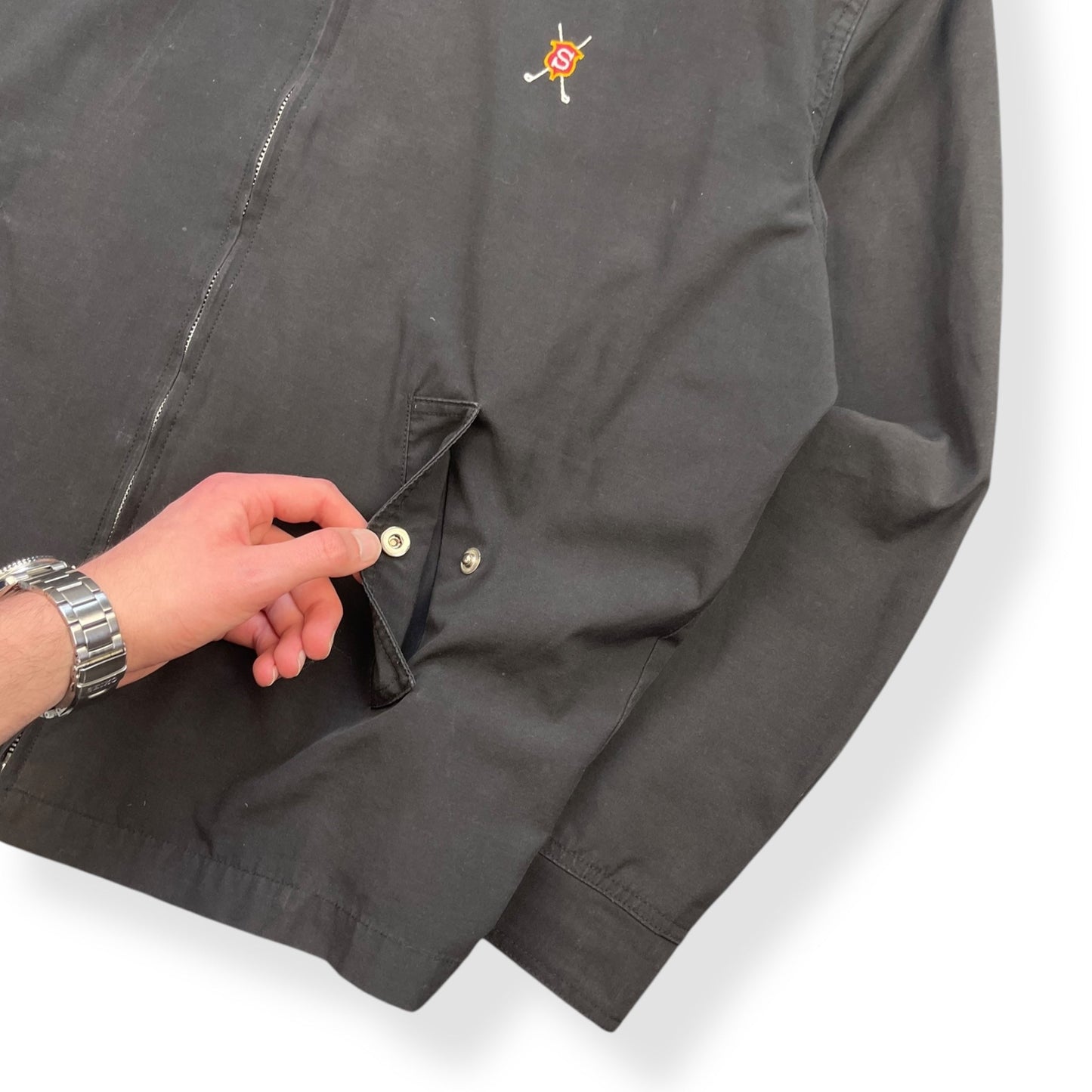 1990's Stussy Outer Gear Jacket (L) | Default Title, Black