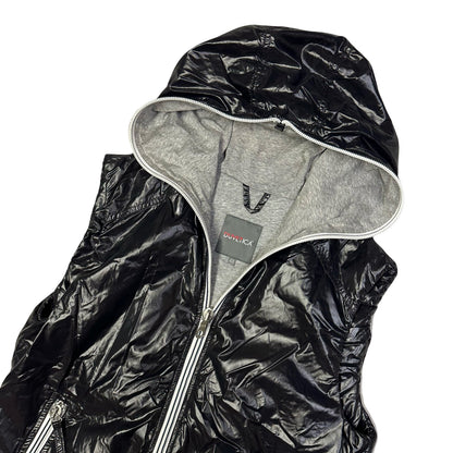 Duvetica Hooded Gilet In Black (M) | Small, Black