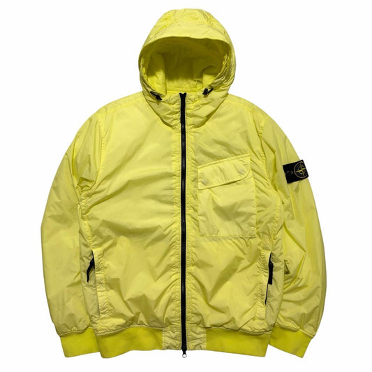 Stone Island Garment Dyed Crinkle Reps Jacket | Small, Yellow