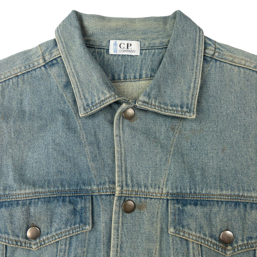 Vintage CP Company Button Up Denim Jacket Size M