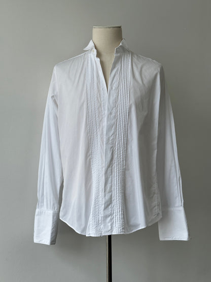 Christian Dior Monsieur 1990s Pure Cotton Tuxedo Shirt - M
