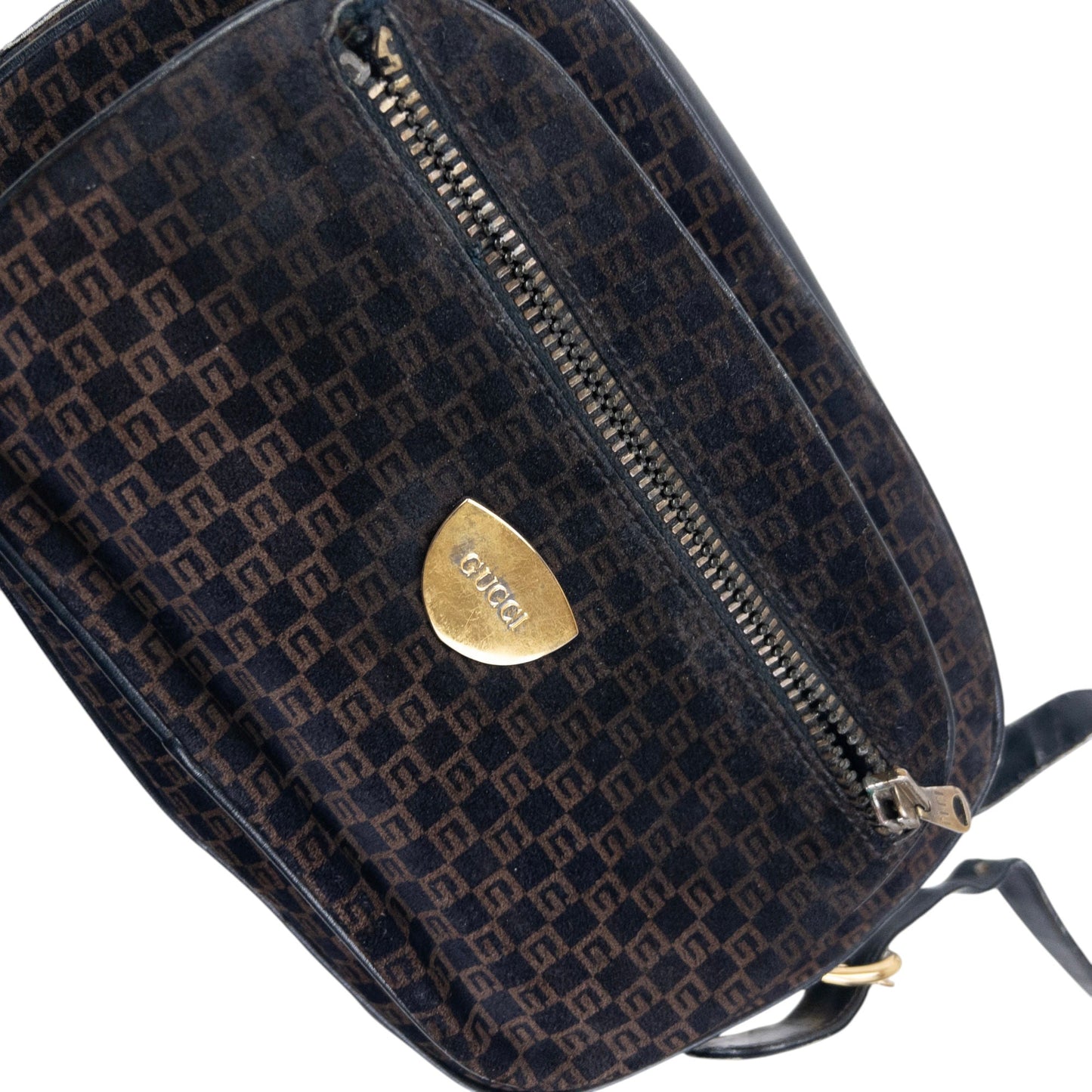Vintage Gucci Monogram Crossbody Bag