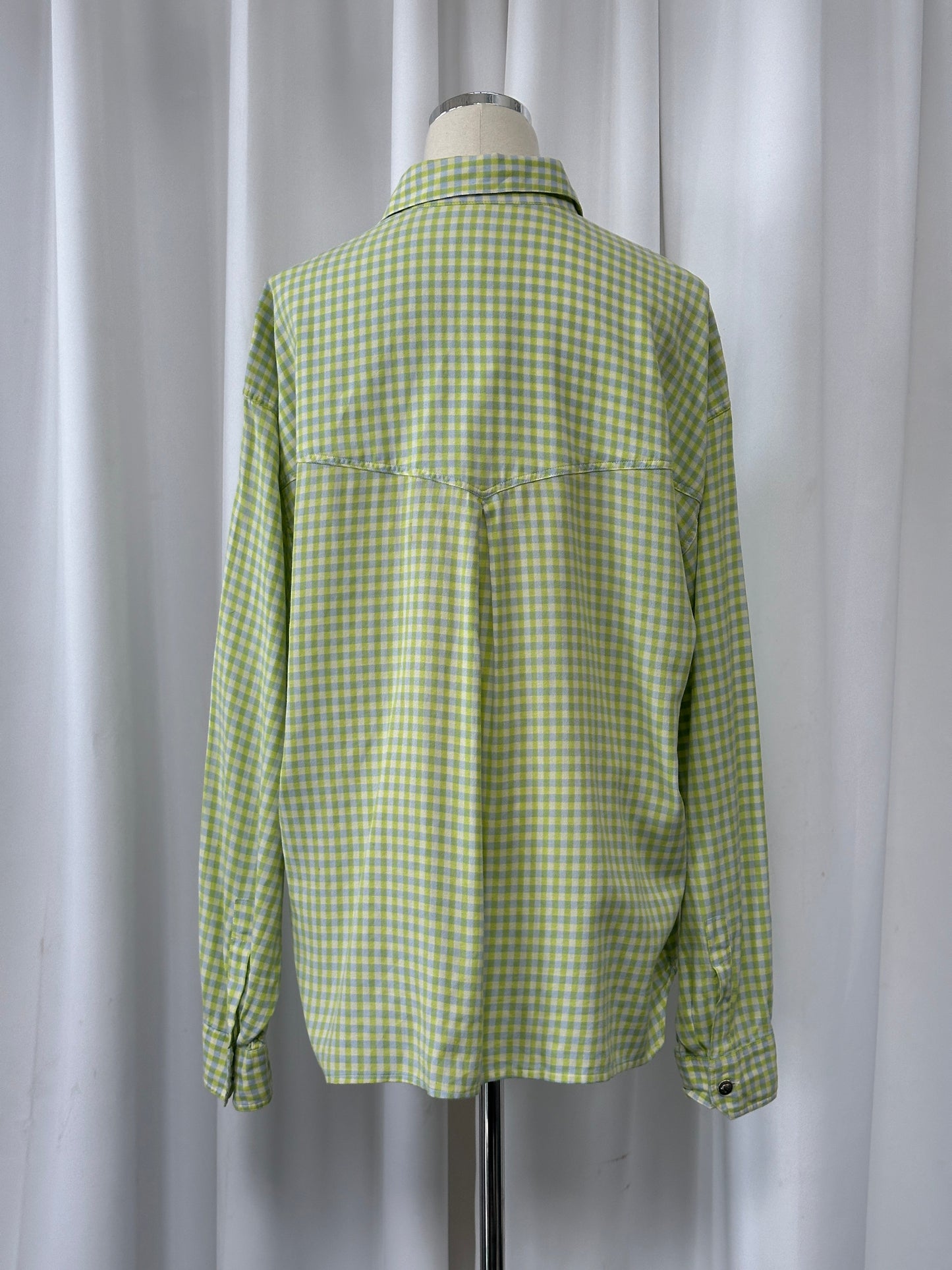Versace Jeans Couture 1990s Check Cotton Shirt - L/XL