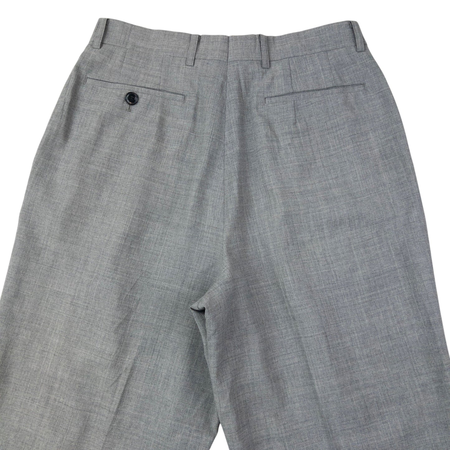 Vintage 90s Yohji Yamamoto D'Urban A.A.R Pleated Trousers Size W29 | W29, Grey