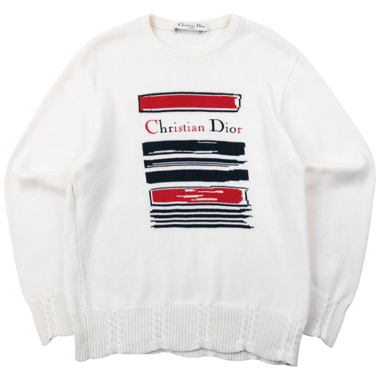 Vintage Dior Sports Embroidered Jumper Womens Size M