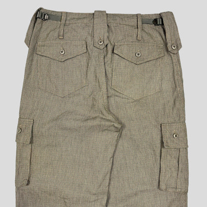 Junya Watanabe SS04 Houndstooth Prisoner Cargo’s - M