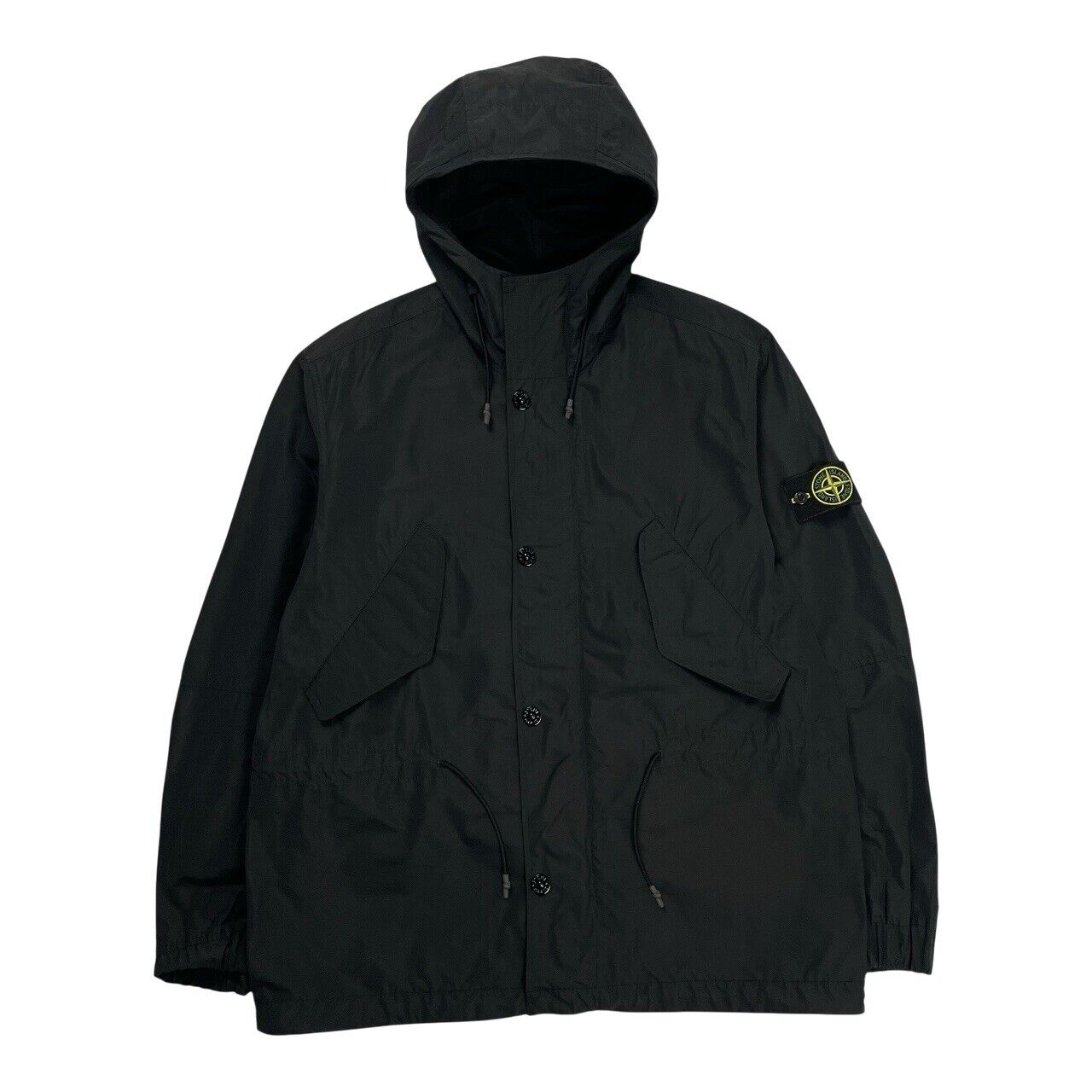 Stone Island Micro Reps Parka, Size Large | Stone island, Black