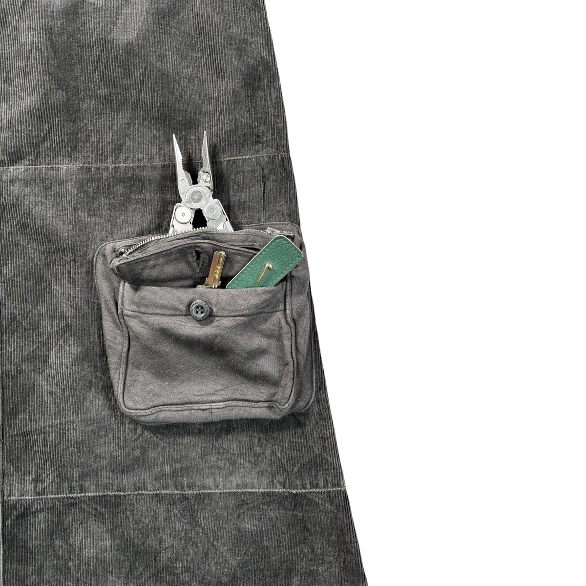 CP Company Donna 2003 Corduroy Maxi Skirt Size 12/14 | 12/14, Grey