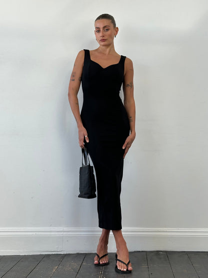 Italian Vintage Cut Out Maxi Dress - S