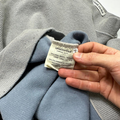 Stone Island 1999 Ribbed Cotton Crewneck - L/XL