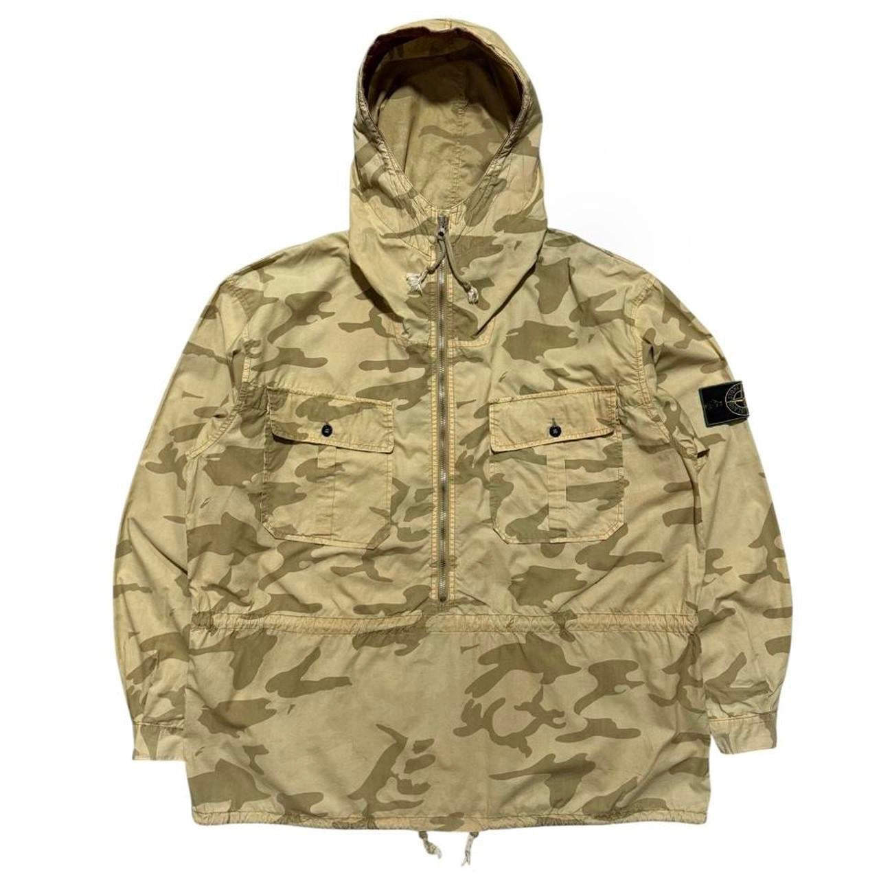 Stone Island S/S 1990 Ice Camo Smock Jacket | Medium, Camo