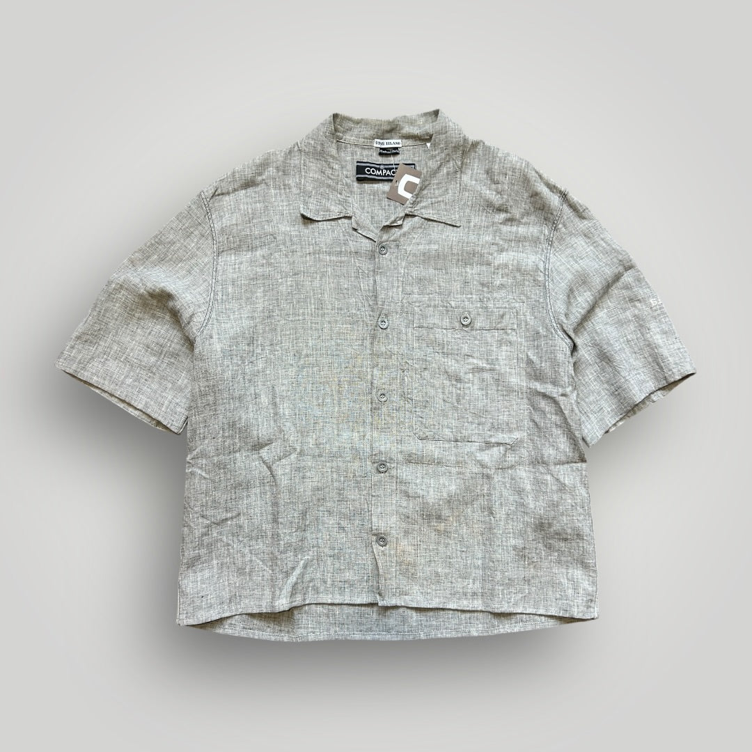 Stone Island SS/03 Compact Speccio Linen Shirt L