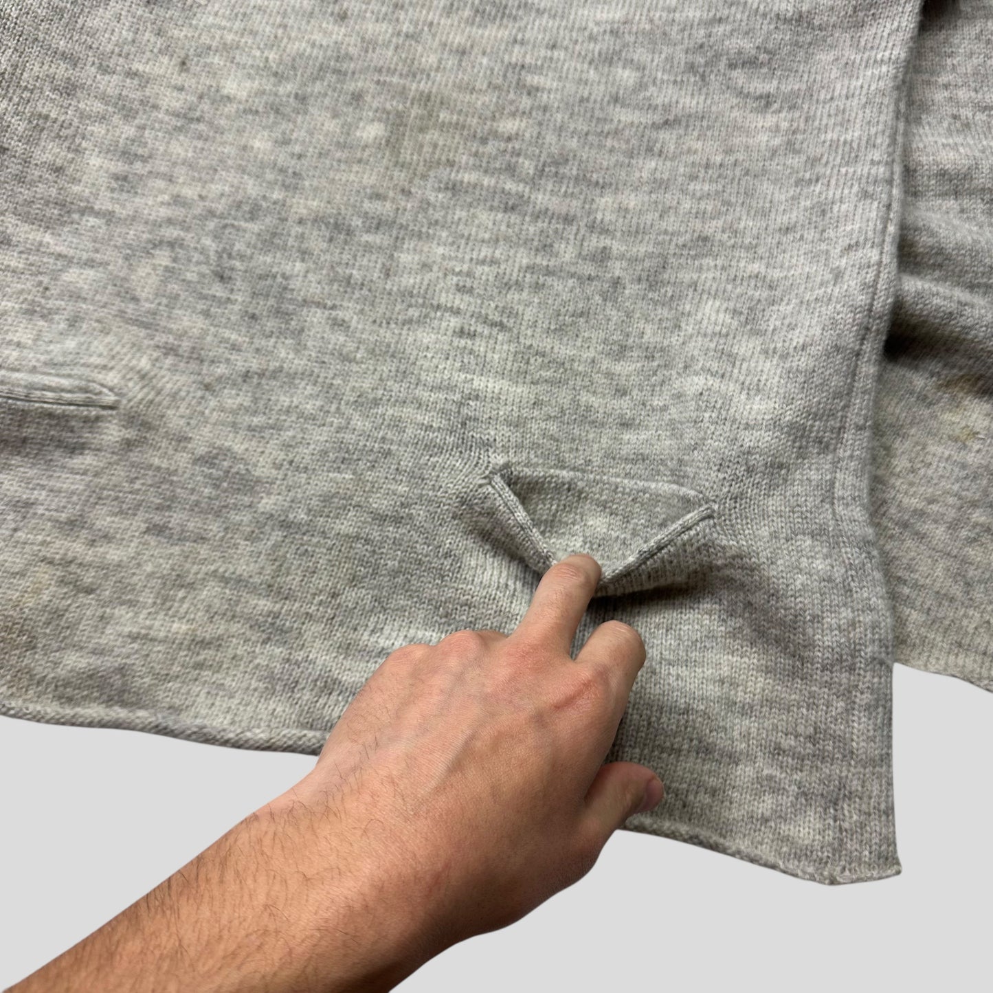 Comme Des Garçons 1995 Homme Striped Wool Collared Cardigan - M