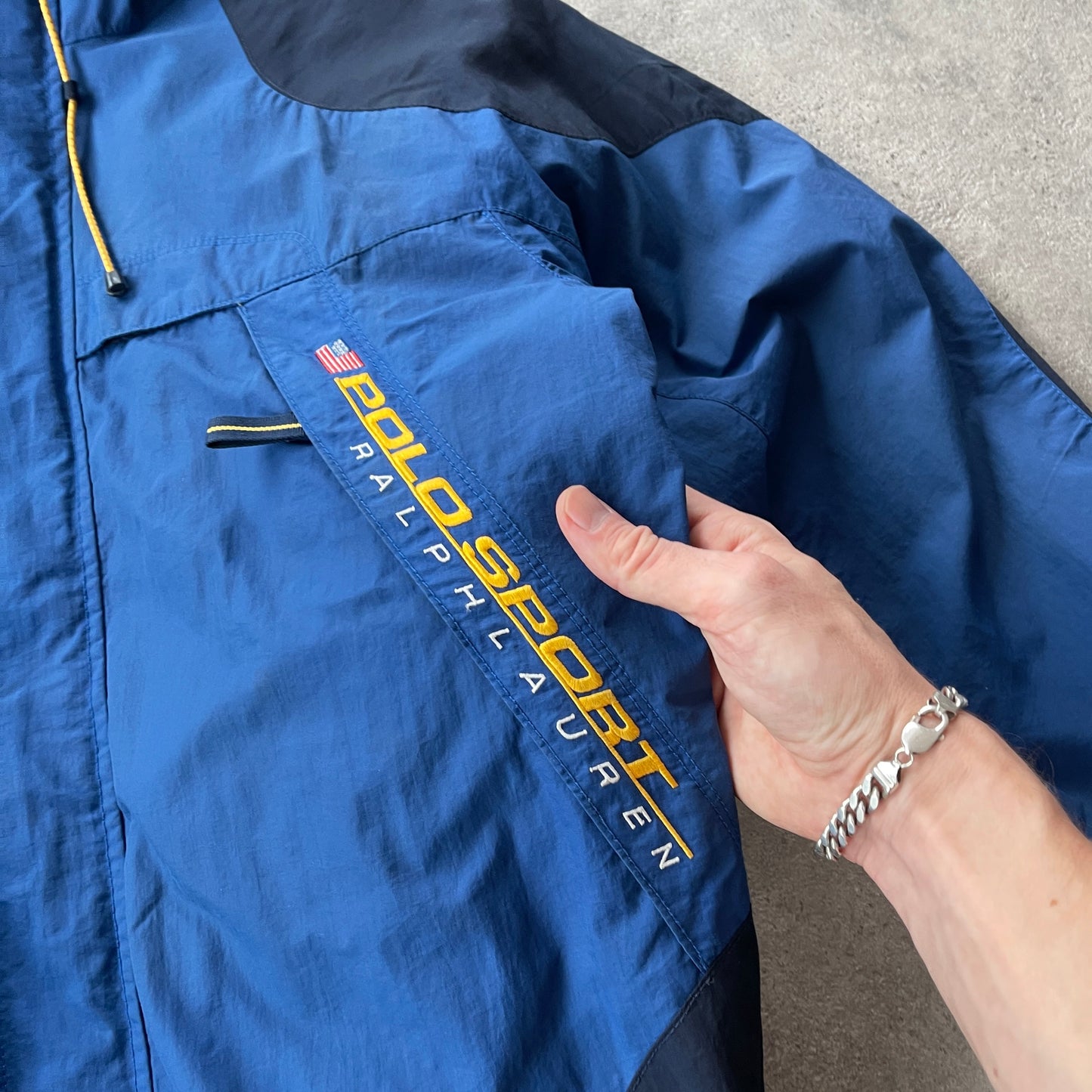 Polo Sport Ralph Lauren 1990s technical waterproof jacket (M)
