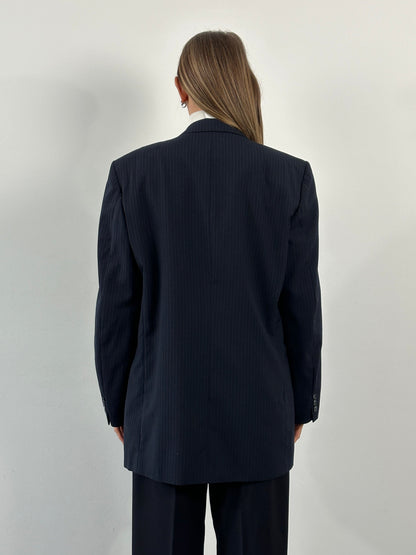 Yves Saint Laurent Menswear 1990s Pure Wool Double Breasted Blazer - 42R/XL