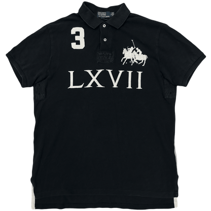 Ralph Lauren Spellout Italy Polo In Black ( L ) - Known Source