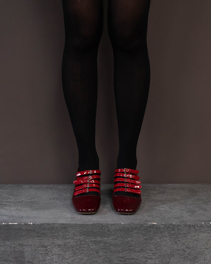 MIU MIU PATENT MARY JANES (EU 40) | Default Title, Red