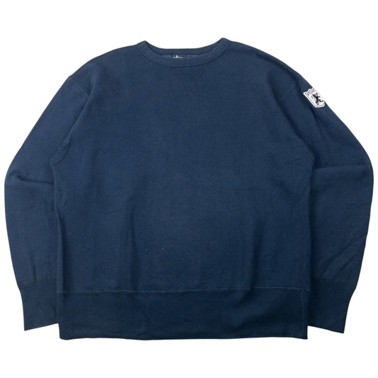 Vintage 90s Stussy Lion Sweatshirt Size L | Large, Navy
