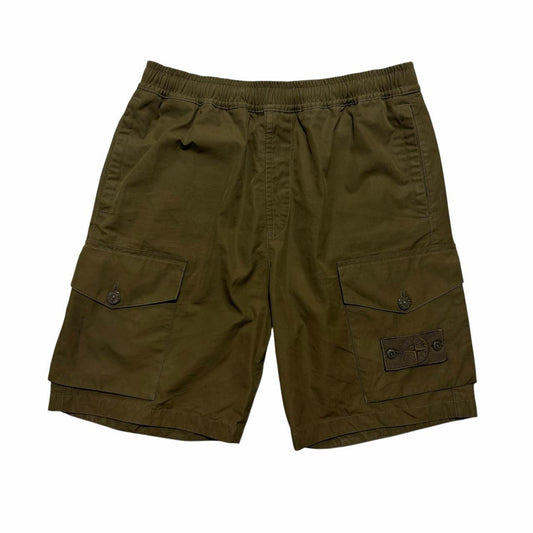 Stone Island Ghost Cargo Shorts | W32, Olive