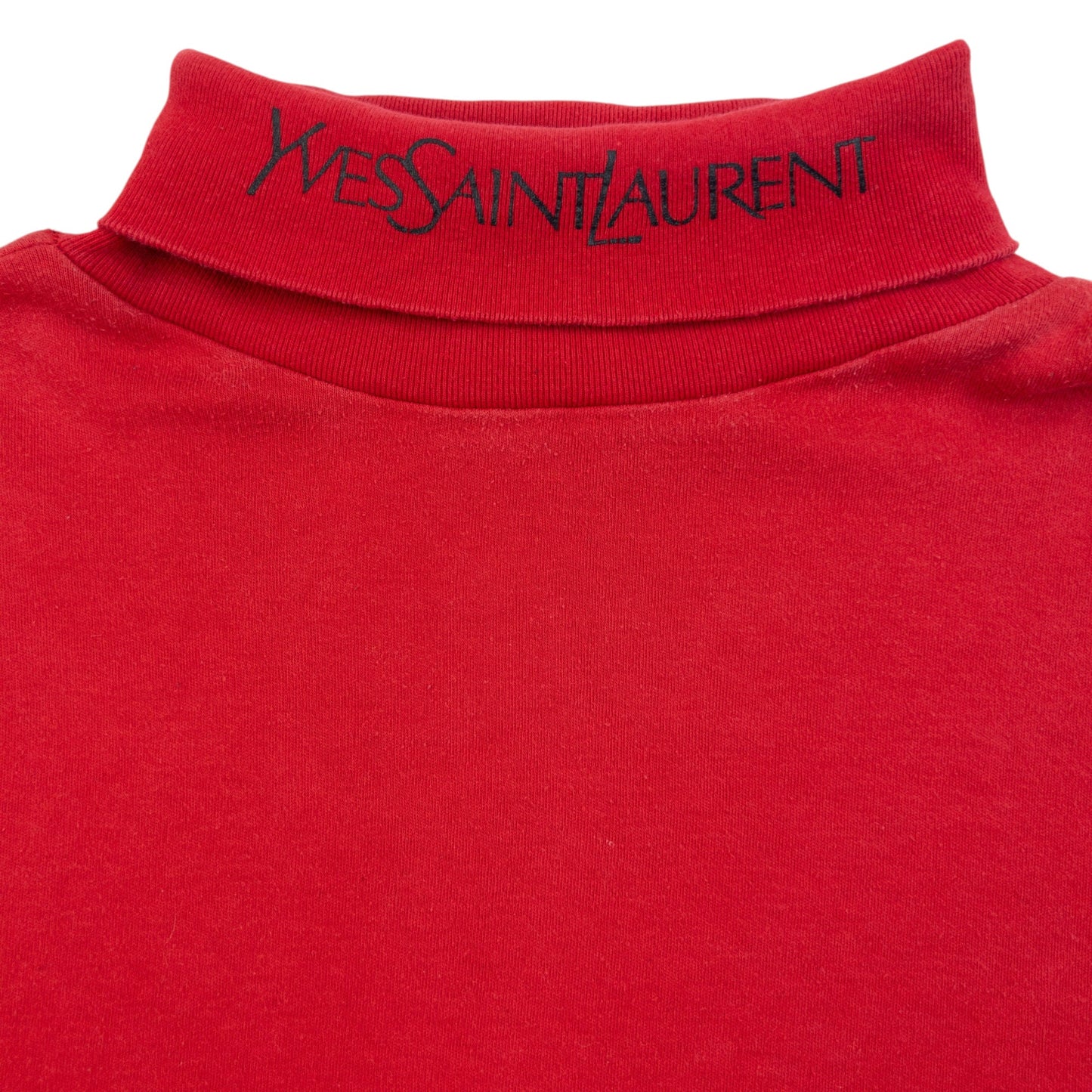 Vintage 2000s YSL Yves Saint Laurent Turtleneck Jumper Size XL | XL, Red