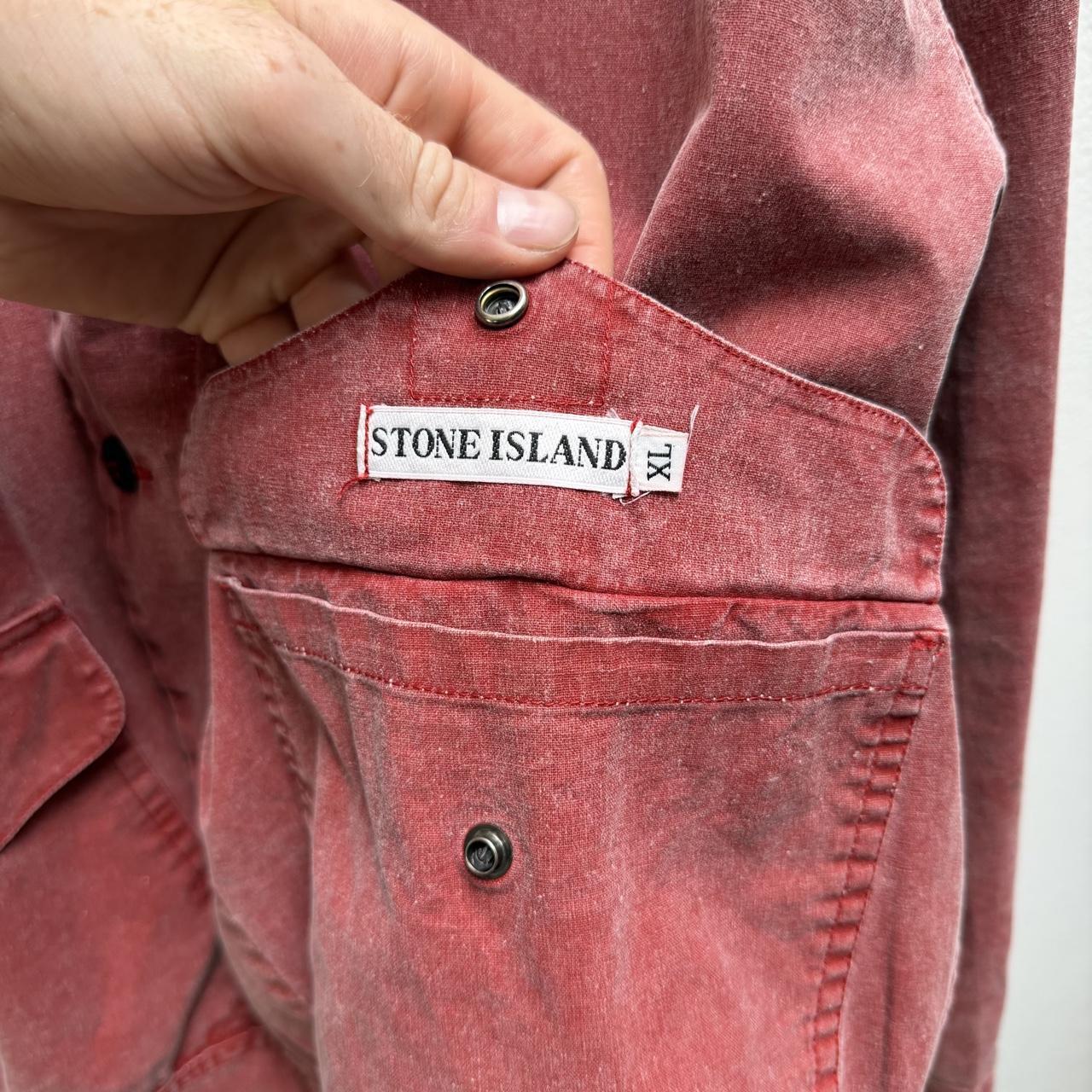 90’s Stone Island Reversible Tela Stella (XL) | XL, Red