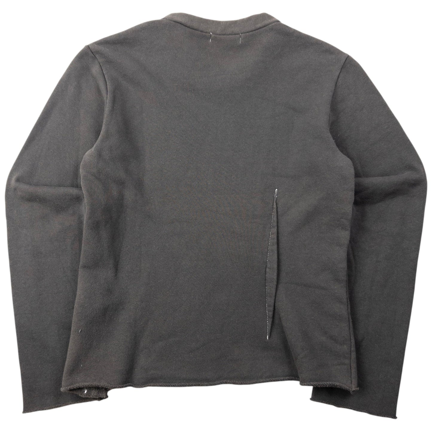 Vintage 90s Comme Des Garçons Side Zip Sweatshirt Womens Size S | Small, Grey
