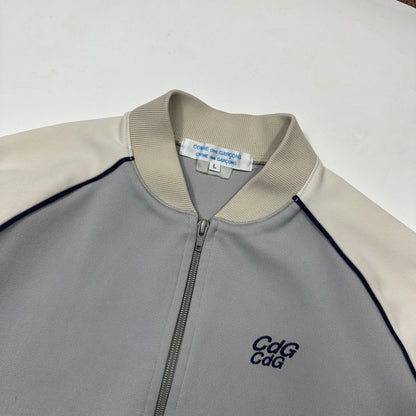 CDG 00’s Comme Comme Logo Bomber Bi-colour Track Jacket - L (S)