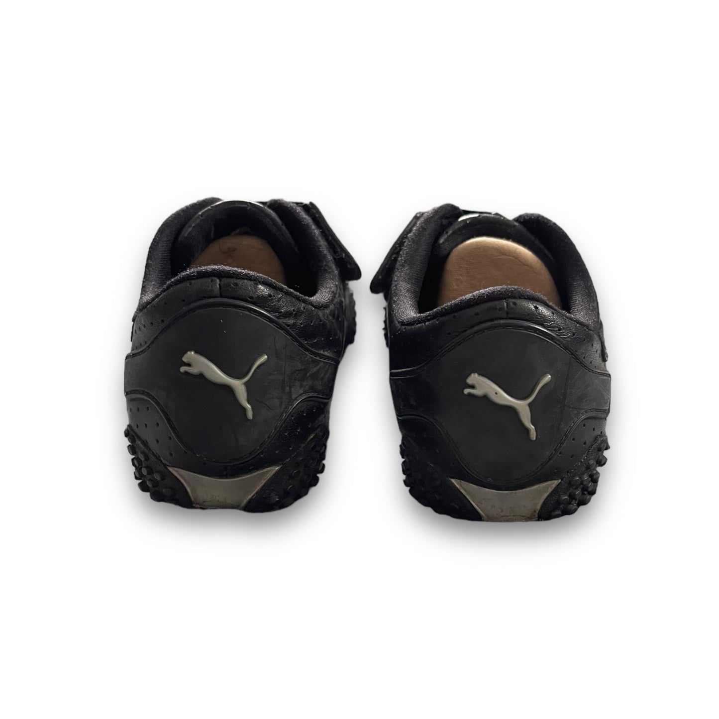 2000's Puma Mostro Black Perforated Leather (UK7) | Default Title, Black