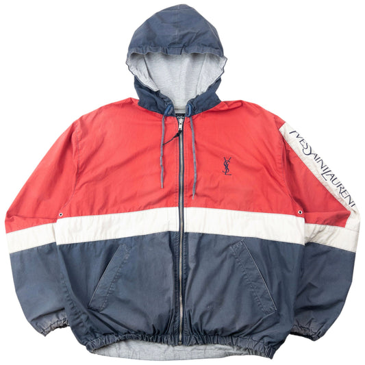 Vintage 90s YSL Yves Saint Laurent Zip Up Jacket Size M | Medium, Red