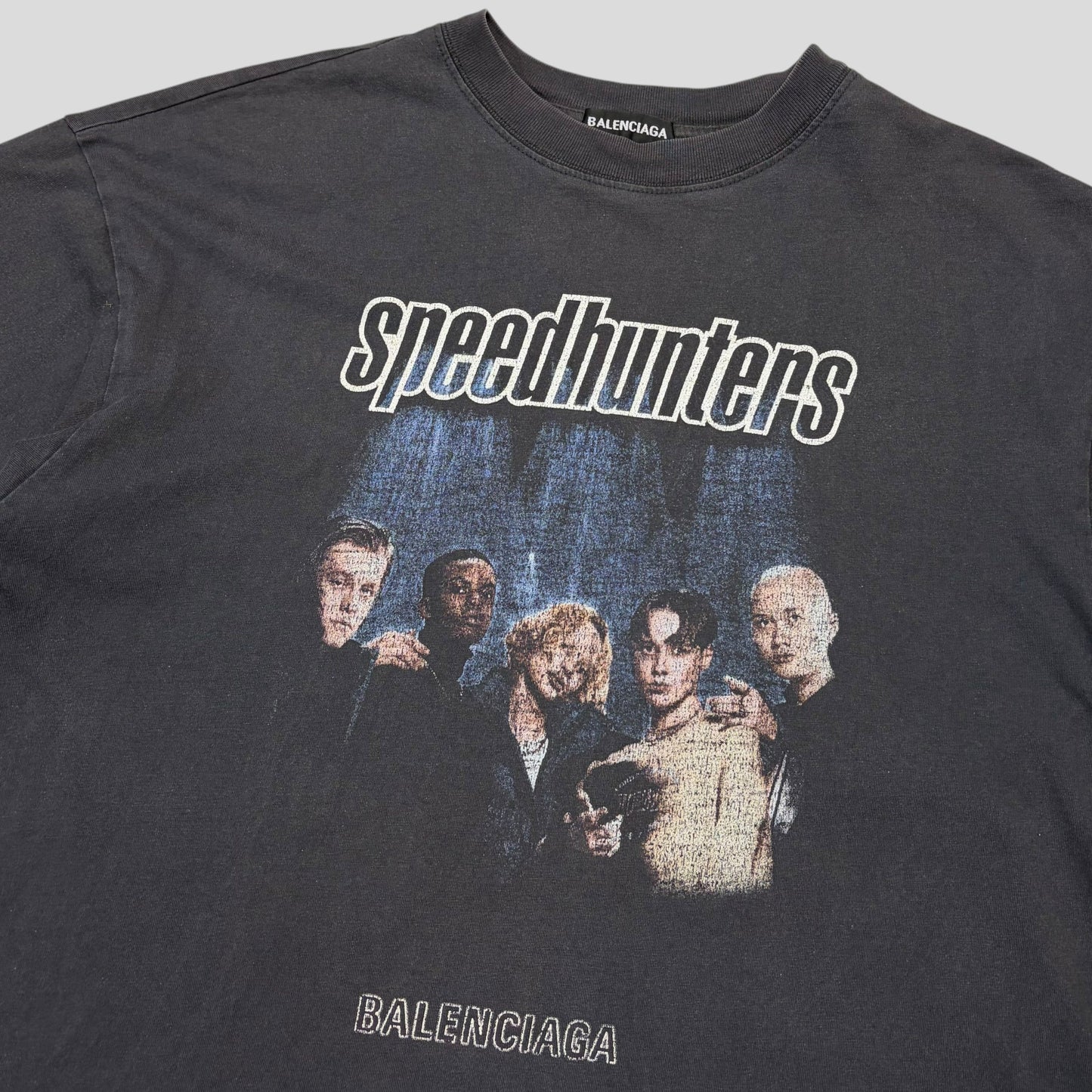 Balenciaga 2018 Speed Hunters Graphic T-shirt - XS (M) | Medium, Grey