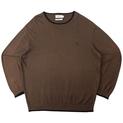 Vintage YSL Yves Saint Laurent Cashmere Jumper Size XL