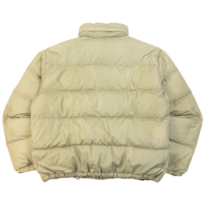 Vintage 90s Armani Jeans Zip Up Puffer Jacket Womens Size L | Large, Green