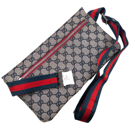 Vintage 2000s Gucci Monogram Crossbody Bag