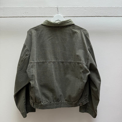 1987 Stone Island Denim Ripstop Jacket (M) | Medium, Red