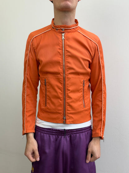 Prada Sport 00s Nylon Biker Jacket | Small, Red