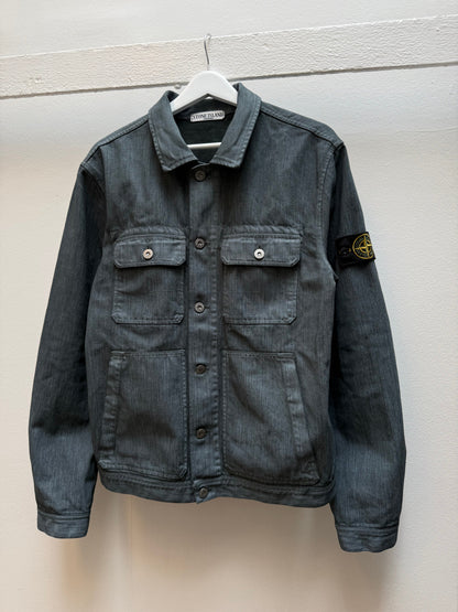 2011 Stone Island Denim Jacket (L) | Large, Grey